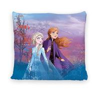 Disney Home Frozen - Cuscino decorativo con imbottitura e chiusura lampo - 40 x 40 cm - Cuscino con imbottitura, ottimo cuscino decorativo per divano, soggiorno e camera da letto - morbido cuscino