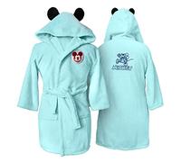 Disney Home Mickey Abito da camera da letto per bambini 6-8 anni | Oeko-tex | Accappatoio per bambini in morbido pile | Cielo blu, azzurro, 2-4 Anni