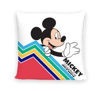 Disney Home Mickey Mouse - Cuscino decorativo con imbottitura e chiusura lampo - 40 x 40 cm - Cuscino con imbottitura, ottimo cuscino decorativo per divano, soggiorno e camera da letto - morbido