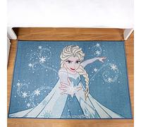 Disney Home Tappeto da gioco per bambini, con licenza ufficiale, per la cameretta dei bambini, antiscivolo, lavabile in lavatrice, motivo tappeto Disney Frozen, 80 x 120 cm
