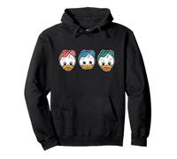 Disney Huey Dewey & Louie Duck Big Face Retro Trip Matching Felpa con Cappuccio
