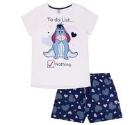 Disney IH-Oh Winnie The Pooh - Pigiami Corto da Donna - 100% Cotone - Taglia 44-46