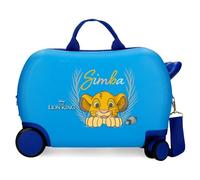 Disney Il bagaglio a mano mimetico Simba con combinazione laterale e 4 ruote è realizzato in ABS, un materiale rigido e leggero.