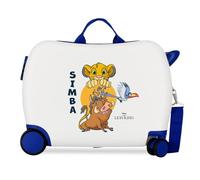 Disney Il Re Leon Simba & Friends Valigia per Bambini Rigida Chiusura a combinazione Laterale 4 Ruote Bagaglio a Mano è realizzato in ABS, un materiale rigido e leggero., Simba Friends, Taglia unica