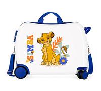 Disney Il Re Leon Valigia infantile bianca 50 x 39 x 20 cm rigida ABS chiusura a