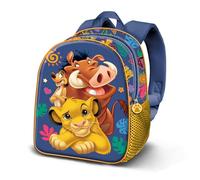 Disney Il Re Leone Friends-Zainetto 3D Elite, Blu, 25 x 30 cm, Capacità 7 L
