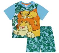 Disney Il Re Leone - Pigiama Corto Simba e Mufasa, Simba/Mufasa, 7-8 Anni