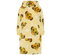 Disney Il re Leone - Simba - Felpa Oversize con Cappuccio Unisex in Pile e Tasca Gigante per Bambini - 6-7 Anni: 122cm