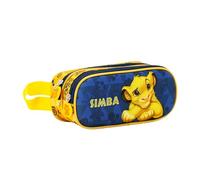 Disney Il Re Leone Simba Rest-Astuccio 3D Doppio, Blu Scuro, 22 x 9.5 cm