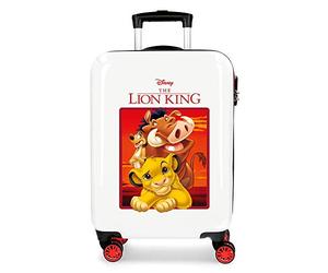 Disney Il Re Leone Trolley cabina Rosso 37x55x20 cms Rigida ABS Chiusura a combinazione numerica 34L 2,6Kgs 4 doppie ruote Bagaglio a mano