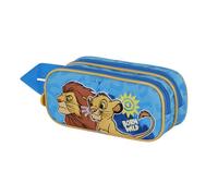 Disney Il Re Leone Wild-Astuccio 3D Doppio, Blu, 22 x 10 cm