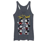 Disney In Scatola con Topolino Camicia, Blu Marino mélange, L Donna