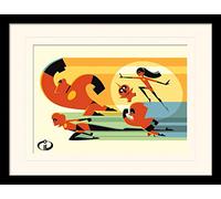Disney Incredibles 2 (to The Rescue) - Stampa incorniciata e incorniciata, multicolore, 30 x 40 cm