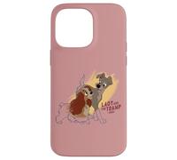 Disney Ink and Paint Lady and the Tramp 1955 Custodia per iPhone 14 Pro Max