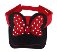 Disney Jerry Leigh Visiera Da Donna Minnie Mouse Con Orecchie 3D E Fiocco Nera