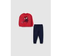 DISNEY, Jogging Set In Cotone Bio Con Patch Spidey, Bambino, Multicolor, Taglia: 18-24