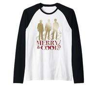 Disney Jonas Brothers Christmas Merry & Cool Holiday Maglia con Maniche Raglan