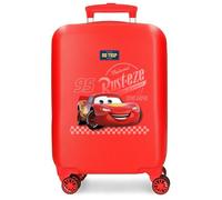 Disney Joumma Bags, Cars RD Trip, Valigia Cabina, Valigia per bambini, Realizzata in ABS, un materiale rigido e leggero, ruote doppie a rotazione multidirezionale, chiusura a combinazione laterale.,