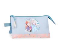 Disney Joumma Bags, Frozen Believe in The Journey, astuccio per bambini, astuccio scolastico, beauty case, dimensioni organizzate, manico laterale., blu, Astuccio Believe