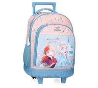 Disney Joumma Bags, Frozen Believe in the journey, zaino per bambini, zaino da scuola, realizzato in poliestere, spalline larghe e regolabili, varie tasche e scomparti., blu, Zaino ruote