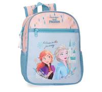Disney Joumma Bags, Frozen Believe in the journey, zaino per bambini, zaino da scuola, realizzato in poliestere, spalline larghe e regolabili, varie tasche e scomparti., blu, Zaino 28