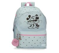 Disney Joumma Kisses M&M Zaino Scuola per Portatile Adattabile Blu 32 x 42 x 15 cm Poliestere 20,46 L, blu, Zaino Scuola per Portatile Adattabile