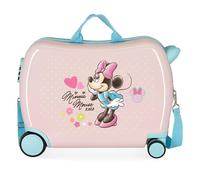 Disney Joumma Bags, Minnie Imagine, valigia per bambini, in ABS, un materiale, quattro ruote girevoli doppie, multidirezionali, chiusura laterale con combinazione., Immaginate, 50 x 38 x 20 cm,