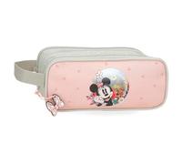 Disney Joumma Bags Minnie Wild Nature - Astuccio per bambini, varie dimensioni, borsa a tracolla, realizzata in poliestere, Verde, Astuccio triplo