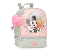 Disney Joumma Bags Minnie Wild Nature zaini per bambini, varie dimensioni, zaino da passeggio, realizzato in poliestere, include pompon decorativo., Verde, Zaino portamerienda
