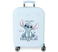 Disney Joumma Bags Stitch You Are Magical Valigie da Cabina, Set Valigie, Realizzato in ABS, Materiale resistente e leggero, Chiusura a combinazione laterale, Are Magical, Valigia