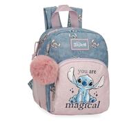 Disney Joumma Bags Stitch You are magical zaini, zaini scolastici, zaini per bambini, include pompon decorativo, vari scomparti, blu, Zaino asilo