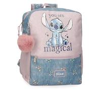 Disney Joumma Bags Stitch You are magical zaini, zaini scolastici, zaini per bambini, include pompon decorativo, vari scomparti, blu, Zaino 33