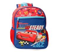 Disney Joumma Cars Lets Race Zaino, Zaino Scuola, Realizzato in Poliestere, Tasche e Scomparti, Spalline larghe e regolabili., rosso, Zaino 33