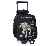 Disney Joumma Friends to Infinity and Beyond Zaino prescolare con carrello nero 23 x 25 x 10 cm Poliestere 5,25 L, Nero, Taglia unica, Zaino prescolare con carrello