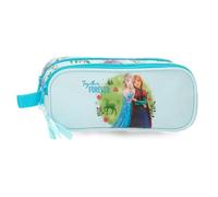 Disney Joumma Frozen Forever Azzurro Astuccio Doppio 23x9x7 cm Poliestere