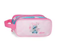 Disney Joumma Heart Stitch Astuccio Triplo Rosa 22x10x9 cm Poliestere 1,98L, Rosa, Taglia unica, Astuccio triplo