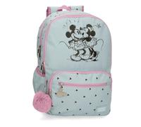 Disney Joumma Kisses M&M Zaino Scuola Blu 32 x 44 x 17 cm Poliestere 24,68 L, blu, Zaino scuola