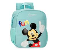 Disney Joumma Mickey Fun with Friends Zaino prescolare adattabile a carrello blu 21 x 25 x 10 cm Poliestere 5,25 L, blu, Taglia unica, Zaino prescolare adattabile a carrello