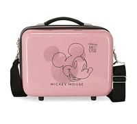 Disney Joumma Mickey Outline, Valigia Cabina, Realizzata in ABS, un materiale resistente e leggero, quattro ruote doppie di rotazione multidirezionale, chiusura a combinazione laterale. Joumma Bags