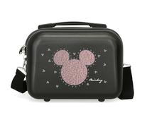 Disney Joumma Mickey Studs Nececer Adaptable Nero 29 x 21 x 15 cm Rigido ABS 9,14 L 0,8 kg, Nero, Necessità adattabile