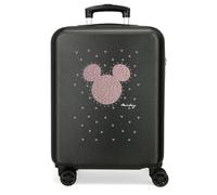Disney Joumma Mickey Studs Valigia da cabina nera 38 x 55 x 20 cm Rigida ABS Chi