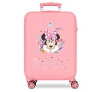 Joumma Disney Minnie Happy To Be Me Valigia da Cabina Rosa 38 x 55 x 20 cm Rigida ABS Chiusura a combinazione laterale 35 L 2,5 kg 4 ruote doppie