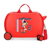 Disney Joumma Pinocchio Valigia per bambini Rosso 45 x 31 x 20 cm Rigida ABS 24,6 L 1,8 kg 4 ruote Bagagli Mano, rosso, Valigia per bambini