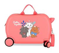 Disney Joumma Winnie The Pooh Valigia da cabina rosa corallo 33 x 50 x 20 cm Rigido 2 kg Chiusura a combinazione laterale ABS 2 kg 33 L Bagaglio a mano, Rosa, Taglia unica, Valigia per bambini
