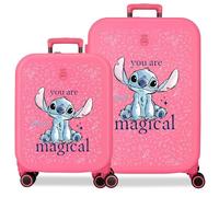 Disney Joumma You are Magical - Valigia rigida 55/70 cm, 7,5 kg, chiusura TSA, ABS integrato, 7,5 kg, 116 l, bagaglio a mano