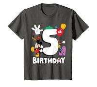 Disney Jr. Mickey Mouse Fifth 5th Birthday Party Gift Maglietta