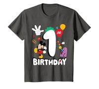 Disney Jr. Mickey Mouse First 1st Birthday Party Gift Maglietta