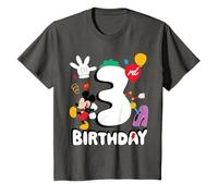Disney Jr. Mickey Mouse Third 3rd Birthday Party Gift Maglietta