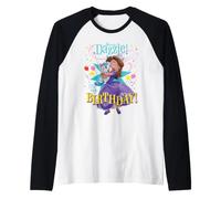 Disney Jr. Sofia the First Abraca-Dazzle It's My Birthday Maglia con Maniche Raglan