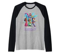 Disney Jr. Sofia the First Charmtastic Birthday Party Crew Maglia con Maniche Raglan